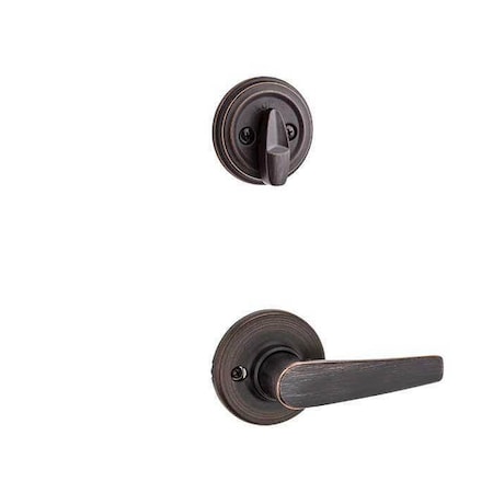 Kwikset Delta Lever Interior Single Cylinder Handleset Trim 966DL-11P